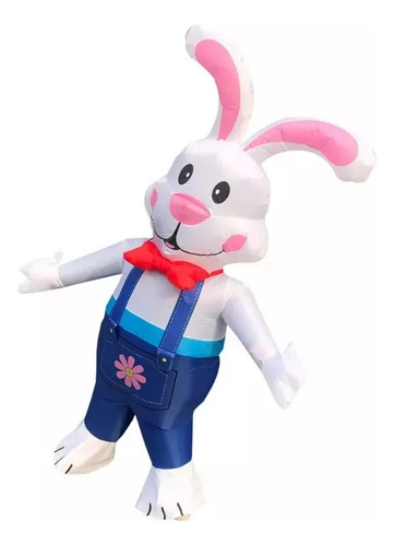 Lindo Traje De De Conejo De Pascua Inflable Trajes De Fiesta
