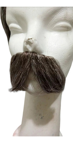 Bigote Gris Canas Postizo Moustache By La Parti Wigs!