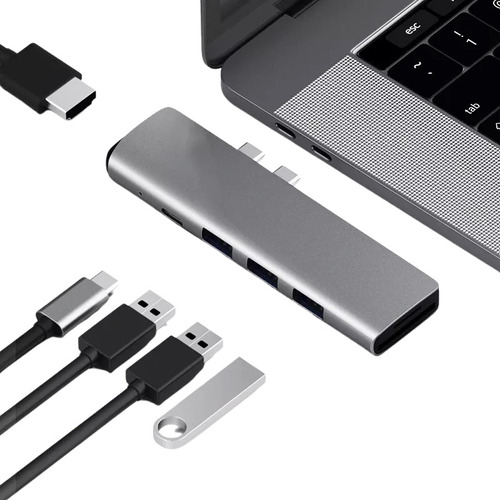 Adaptador Usb C Thunderbolt 3 Para Mac