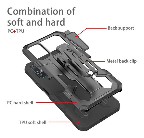 Estuche Armor Bracket Xiaomi Note 10 5g / Poco M3 Pro