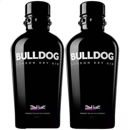Gin Ginebra Bulldog London Dry 700ml Premium Pack X 2 Unid