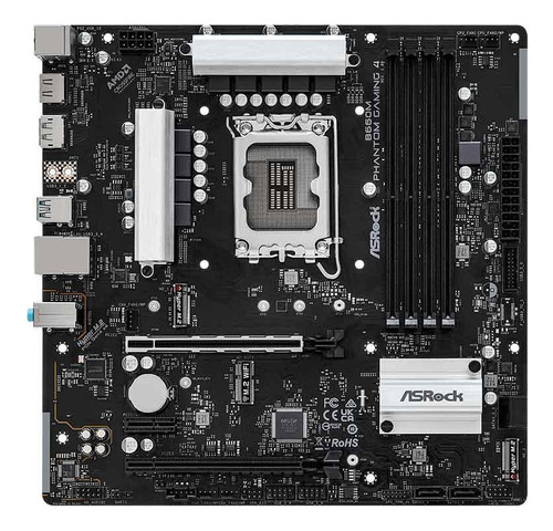 Placa Mãe Asrock B660m Phantom Gaming 4 Lga1700 Ddr4 Hdmi Dp