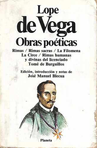 Obras Poeticas Lope De Vega