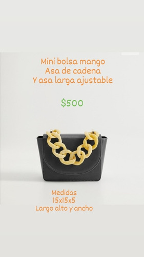 Imagen 1 de 4 de Bellísima Mini Bolsa Mango