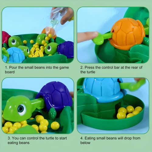 Juego De Mesa Interactivo Con Forma De Tortuga Para Padres E