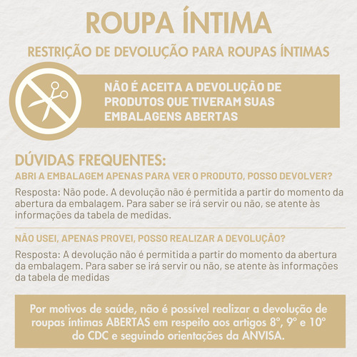 Kit 2 Calcinhas Corte Fio She Não Marca Microfibra Poliamida