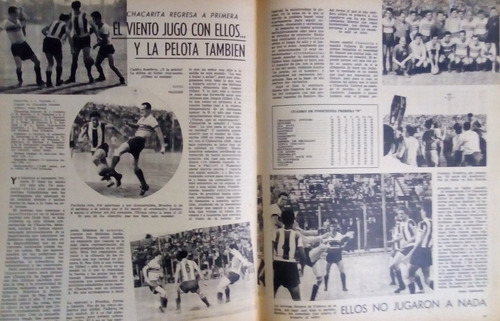 El Grafico 2098 Ascenso Chacarita , Poster Sanfilippo Año 59 (Usado)