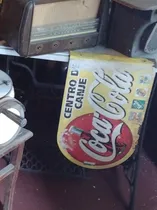 Comprar Antiguo Cartel Coca-cola Centro Canje Chapa Original Año 90 Coca-cola