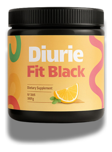 Queima Gordura Mistura Diurética Fit Blak 100% Natural Kit 1 Laranja