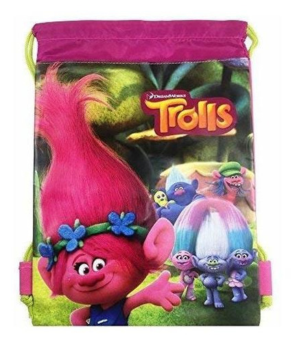 Dreamworks Trolls The Movie Poppy 10 X 14  Mochila Cordon