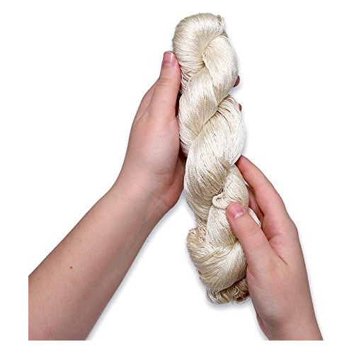 Hilo De Encaje De Seda De Morera Revolution Fibers, 100% Pur