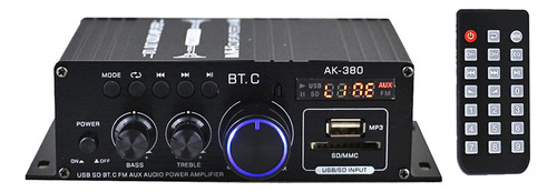 Mezclador De Audio Ak380 800w Ak380 800w Negro Ak380 800w