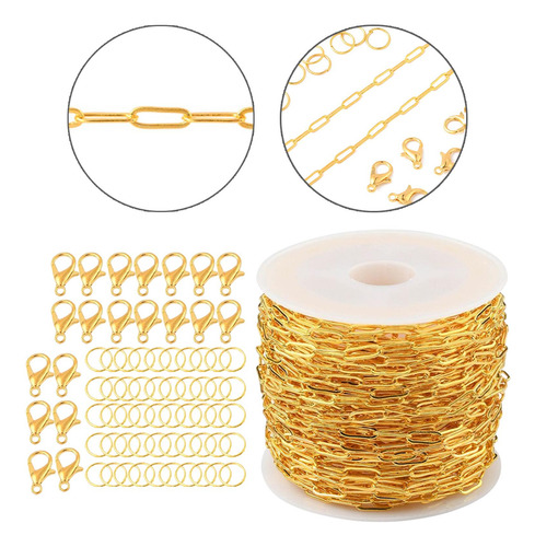 Cadena De Cable De Clip De Papel Diy Para Hacer Joyas,