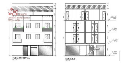 Imagem 4 de 18 de Cobertura S/cond. 2 Dorms, 80,42 M² Por R$ 374.000 - Vila Tibiriçá - Santo André/sp - Co0929