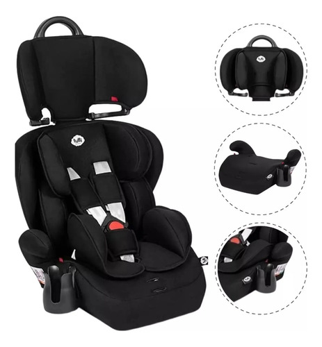 Cadeira Infantil P/ Carro Tutti Baby 2 Em 1 9kg A 36kg 