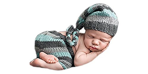 Bebé Recién Nacido Fotografía Prop Crochet Knitted C...