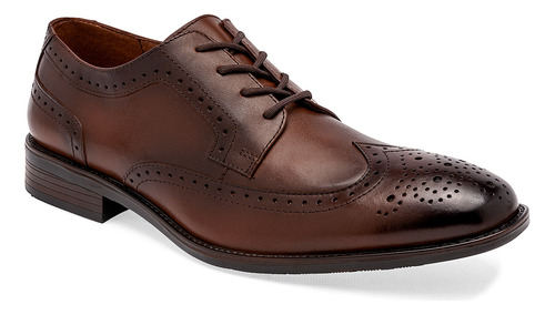 Zapatos Vestir Hombre Christian Gallery Camel Cafe 124-909