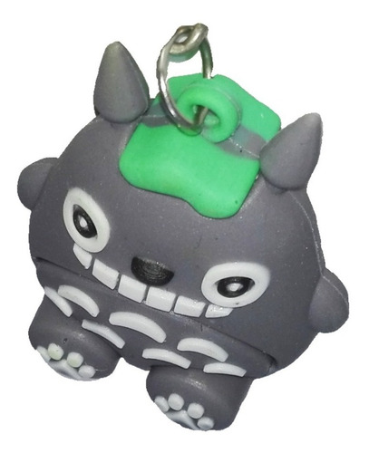Imagen 2 de 6 de Llavero Figura Jebe Totoro 5cm Anime Otaku Regalo Amor Love