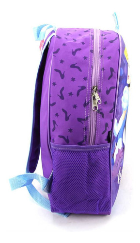 Mochila Princesas Disney Costas Estojo Duplo Dermiwil 59515 Cor Violeta