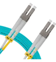 Comprar Kit Com 5 Cordões Ópticos Lc Lc Duplex Mmf 15m Om3 Miljet