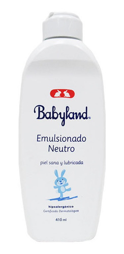 Emulsionado Neutro Babyland 410 Ml, Hipoalergénico (6 Unid)