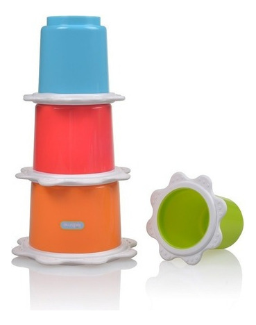 Juego De Apilar Tazas Bebe Kidsme K9445 Colores