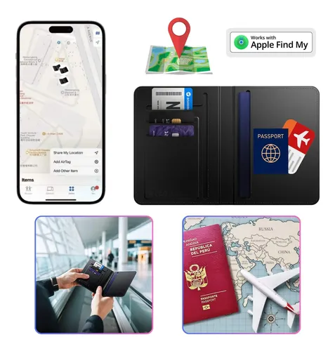 Portapasaporte Hoco E91g Antipérdida Con Rastreador Viaje ...