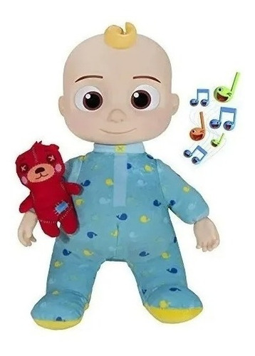 Imagen 2 de 7 de Cocomelon Muñeco Personaje Con Sonidos Bebote Cmw0016