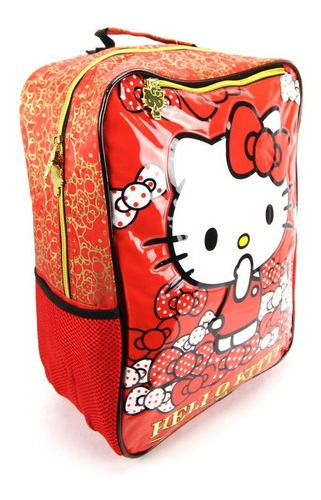 Imagem 2 de 5 de Mochila Xeryus Hello Kitty Infantil Costas 7852 Vermelho