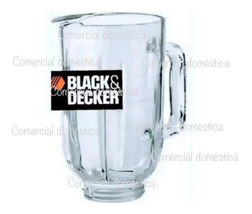 Vaso Para Licuadora Black And Decker De Vidrio Repuesto