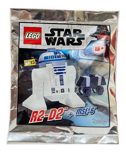 Sobre Lego Star Wars R2-d2 + Mse-6 13 Pcs