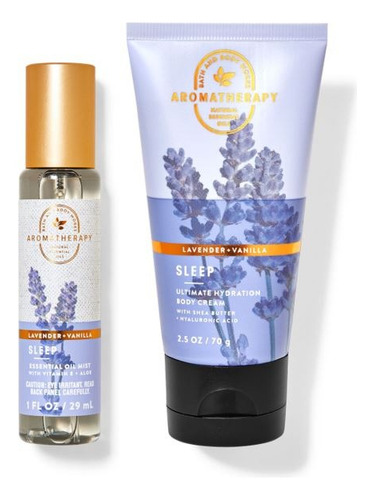Bath And Body Works Lavanda Vainilla Crema Y Mist Mini
