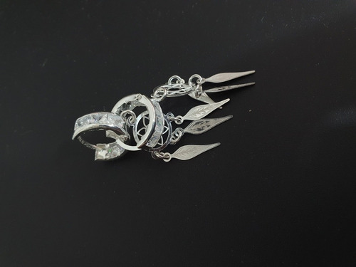 Arracada En Plata Ley 925 Diseño Atrapasueños (Usado)