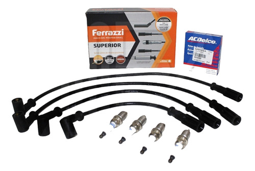 Kit Bujia + Cables Acdelco Fiat Palio Siena 1.3 1.4 8v Fire