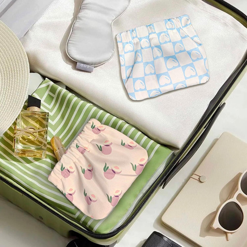 Paquete De 4 Mini Bolsas De Cosméticos De Bolsillo