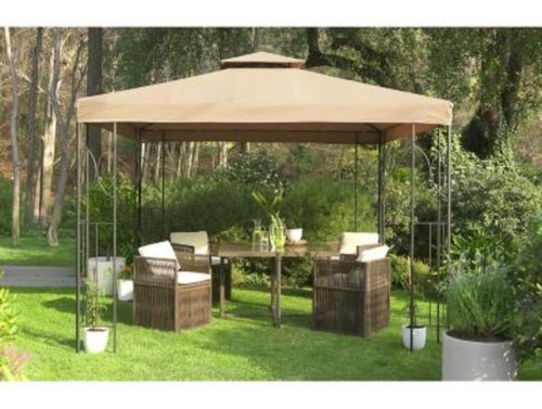 Imagen 3 de 5 de Toldo Pérgola Tabaco 3x3 Mt De Panel Doble