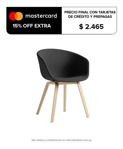 Sillas De Comedor Eames Con Apoyabrazo Tapizado Tela Oferta