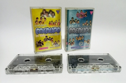 Cassettes Lo Mejor De Menudo Vol 1 Y 2 / 44 Temas 