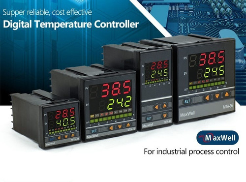 Control De Temperatura Maxwell Mta-48 Salida 4-20ma 1/16 Din