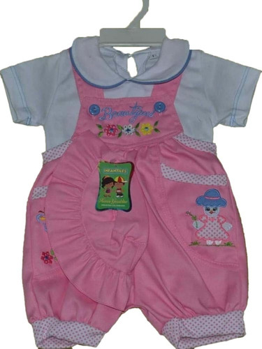 Conjunto Bebe Traje Para Bebé Niña, Tela En Dril