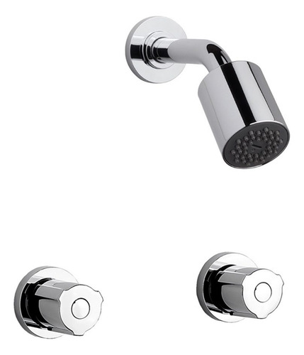 Grifería Fv Radal Para Ducha Doble Comando 0109/c7 Cr Plateado Cromado