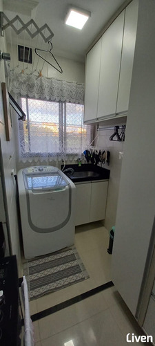 Imagem 13 de 30 de Apartamento Com 3 Dormitórios, Sala Ampla Com 2 Ambientes, Sacada E 1 Vaga De Garagem - 9123