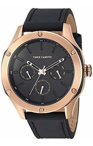 Vince Camuto Reloj Multifuncion Para Hombre Con Correa De Pi