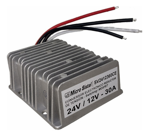 Conversor Reductor  Tensión 24v A 12v 30a - Mosfet Switching