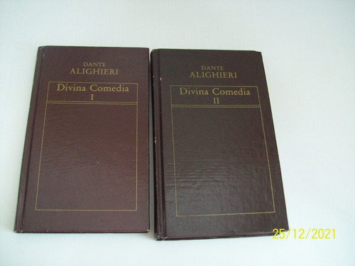 La Divina Comedia. Dante Alighieri. Dos Tomos, 1983