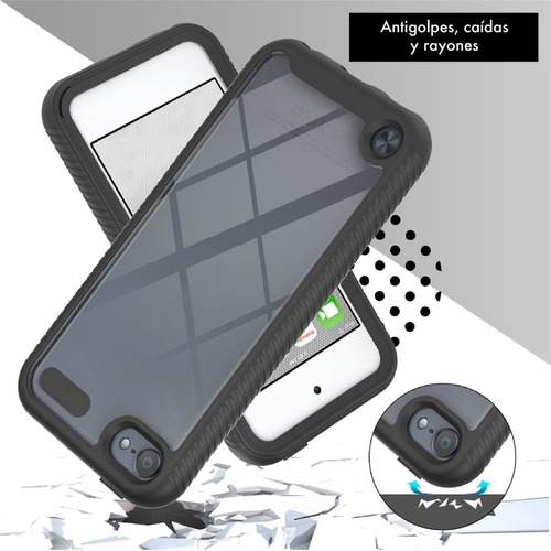 Imagen 8 de 10 de Funda Compatible iPod Touch Gen 5 - 6 - 7 - Doble Protección