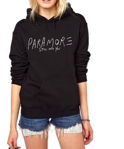 Blusa Paramore Moletom Canguru