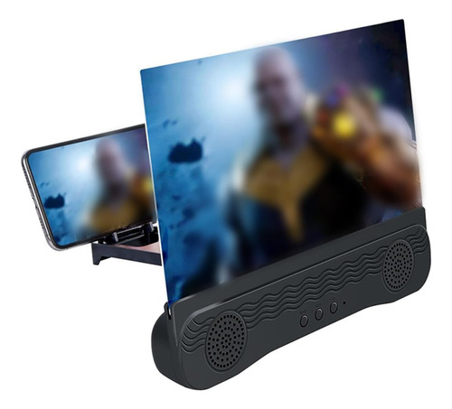 Lupa Amplificador Pantalla Celular Sonido Bluetooth Parlante