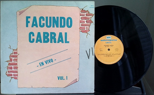 Vinilo Lp Doble Facundo Cabral- En Vivo Tandil 1982- Edfargz