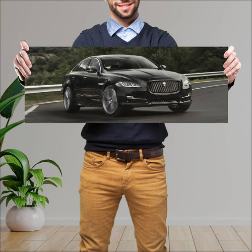 Cuadro 30x80cm Auto 2015 Jaguar Xj R Sport Uk 28 407